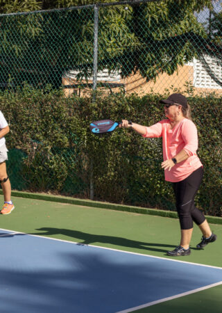 Four Pickleball Courts
